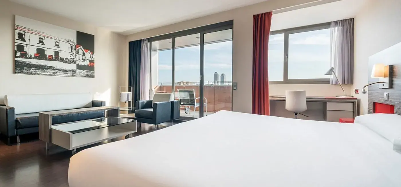 Room view of Hotel Ilunion Barcelona